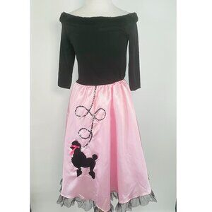 Pink Poodle Dress -Sock Hop Style Dress
